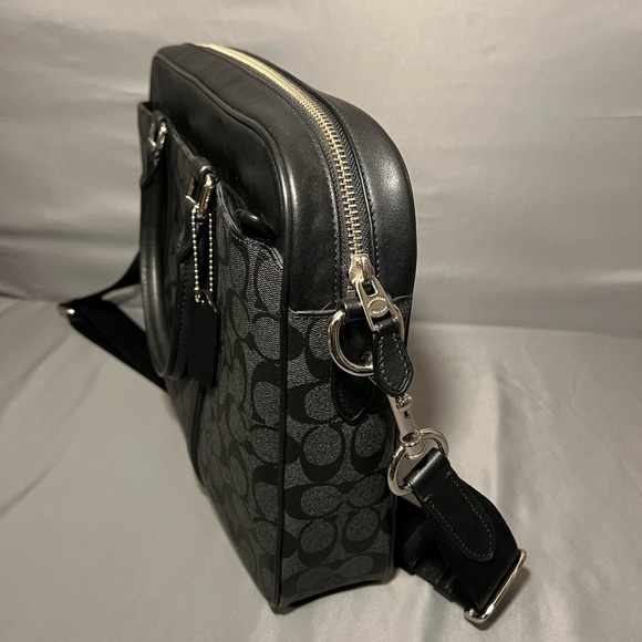 Coach Signature Canvas Laptop/Briefcase - Picture 3 of 4
